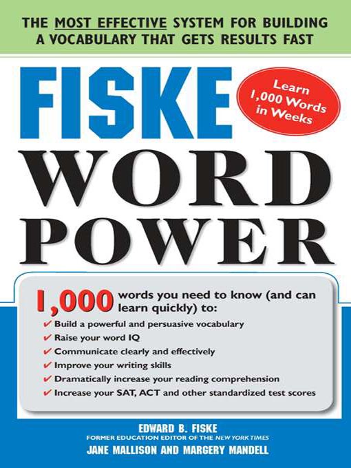 Title details for Fiske WordPower by Edward B Fiske - Available